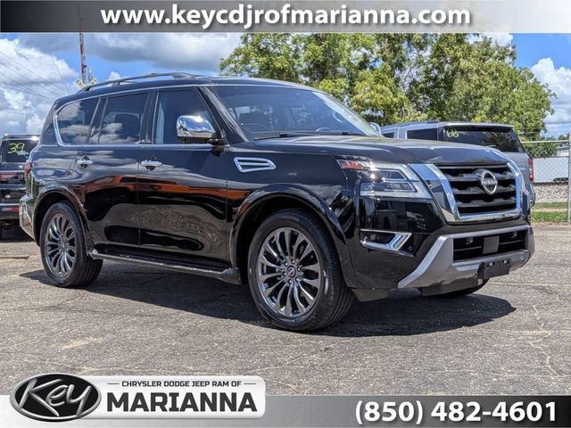 Used 2023 Nissan Armada Platinum w/ Captain's Chairs Package AWD/4WD image 1