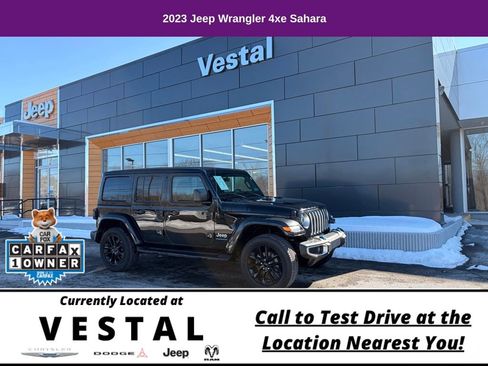 Used 2023 Jeep Wrangler Unlimited Sahara AWD/4WD image 1