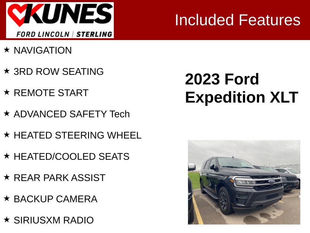 Used 2023 Ford Expedition XLT AWD/4WD image 2