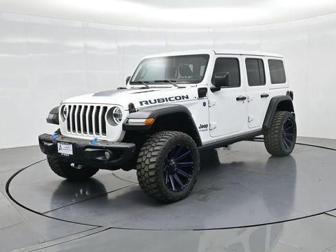 Used 2021 Jeep Wrangler Unlimited Rubicon 4xe w/ Steel Bumper Group image 2