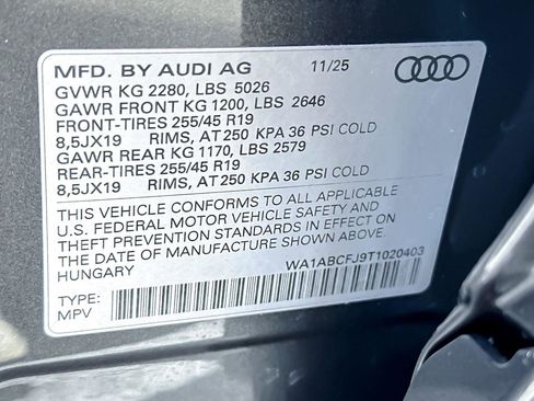 New 2026 Audi Q3 quattro 2.0T image 27