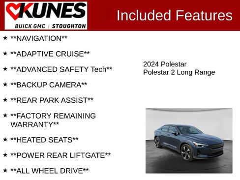 Used 2024 Polestar Polestar 2 AWD/4WD image 2