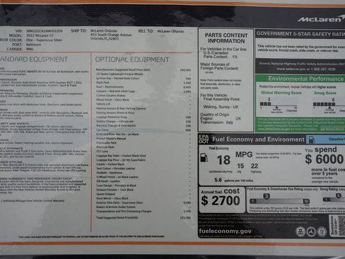 Used 2022 McLaren GT Base image 37