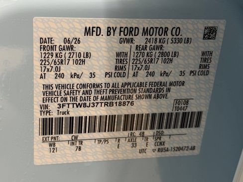 New 2026 Ford Maverick XLT w/ Equipment Group 301A AWD/4WD image 25