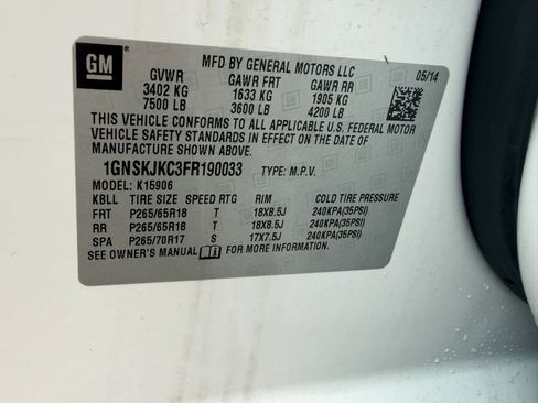 Used 2015 Chevrolet Suburban LT AWD/4WD image 34