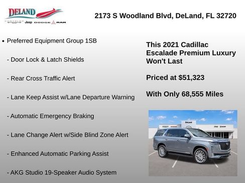 Used 2021 Cadillac Escalade Premium Luxury AWD/4WD image 15