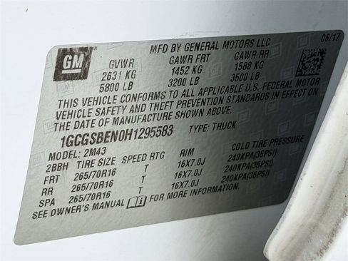 Used 2017 Chevrolet Colorado W/T w/ WT Convenience Package image 27