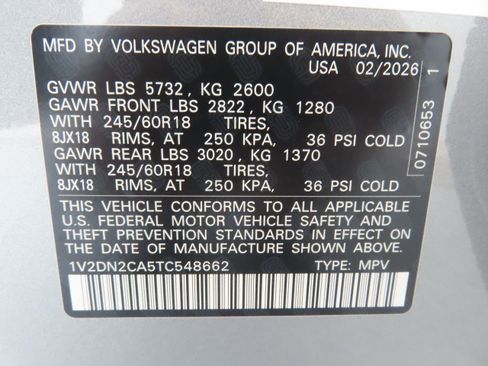 New 2026 Volkswagen Atlas SE FWD image 29