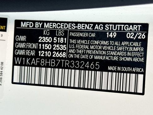 New 2026 Mercedes-Benz C 43 AMG 4MATIC Sedan image 30