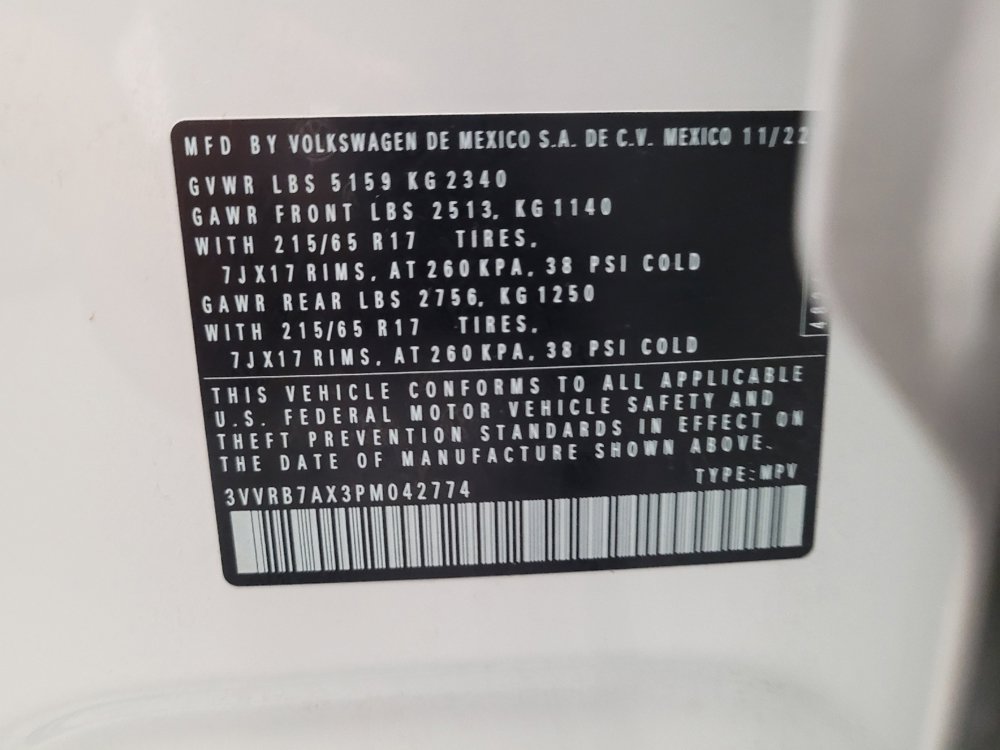 Used 2023 Volkswagen Tiguan S FWD image 33