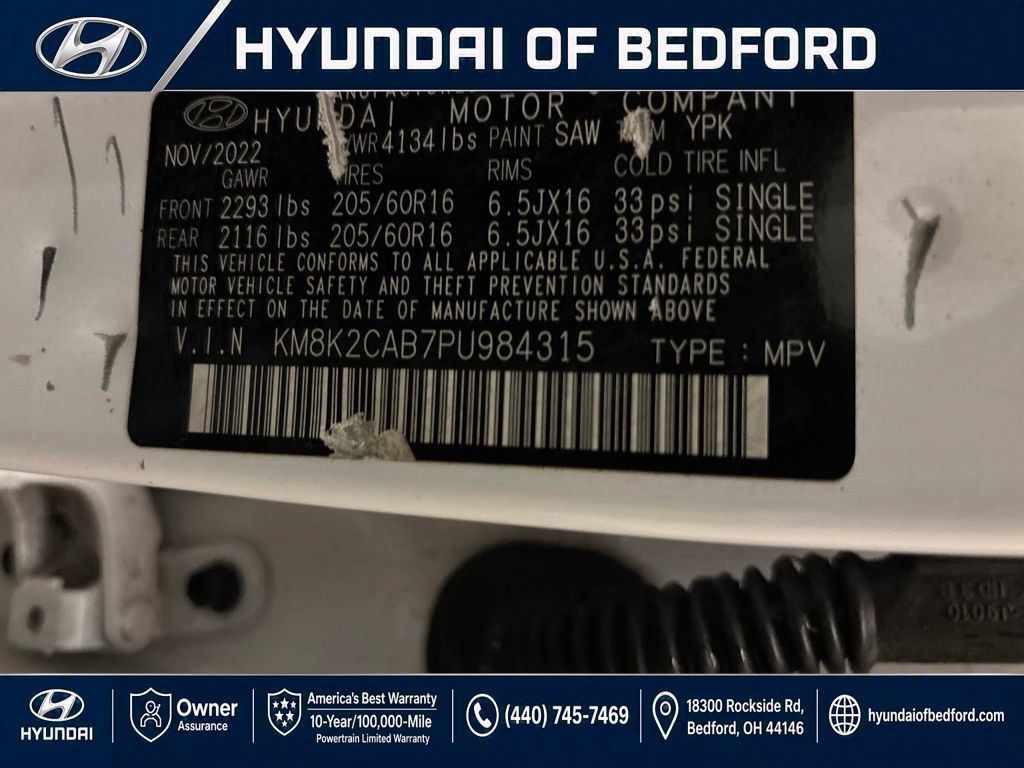 Used 2023 Hyundai Kona SE w/ Cargo Package AWD/4WD image 14
