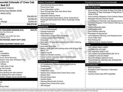 Used 2026 Chevrolet Colorado LT w/ Advanced Trailering Package RWD image 30