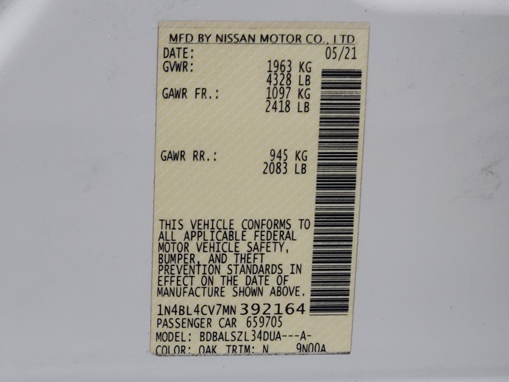 Used 2021 Nissan Altima 2.5 SR FWD image 33