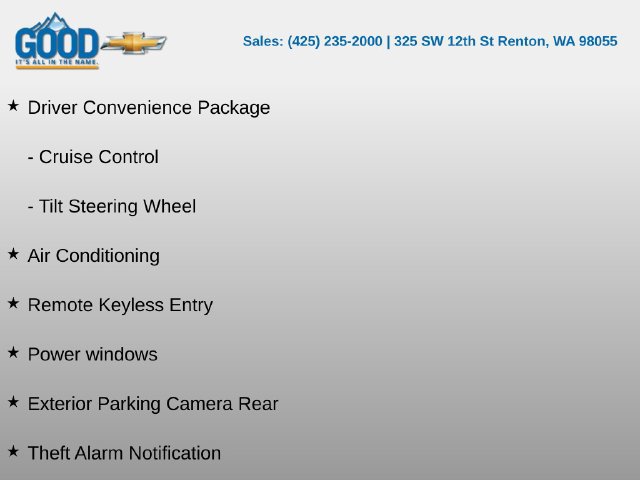 Used 2022 Chevrolet Express 2500 w/ Driver Convenience Package RWD image 2