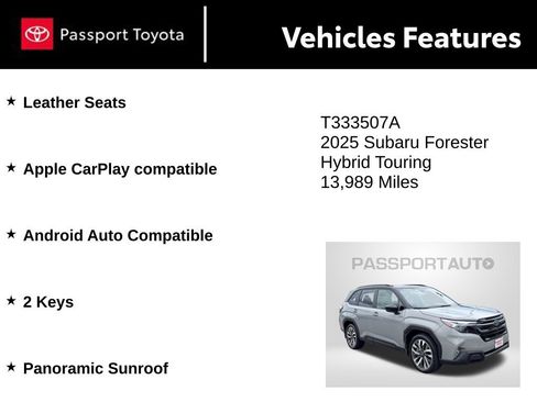 Used 2025 Subaru Forester Touring AWD/4WD image 10