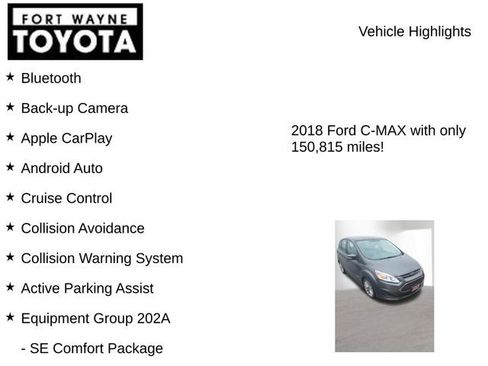 Used 2018 Ford C-MAX SE w/ Equipment Group 202A FWD image 7