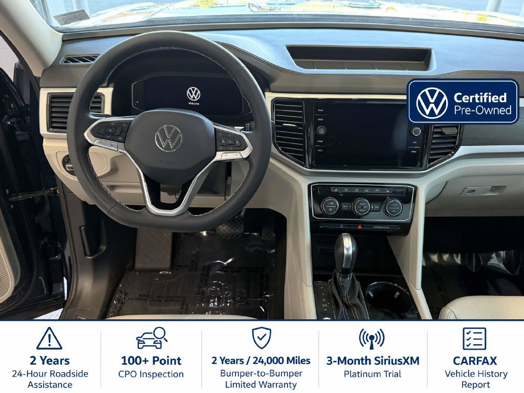 Used 2022 Volkswagen Atlas SE AWD/4WD image 10