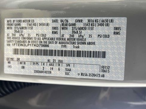 Used 2026 Ford F150 STX w/ Equipment Group 200A AWD/4WD image 30