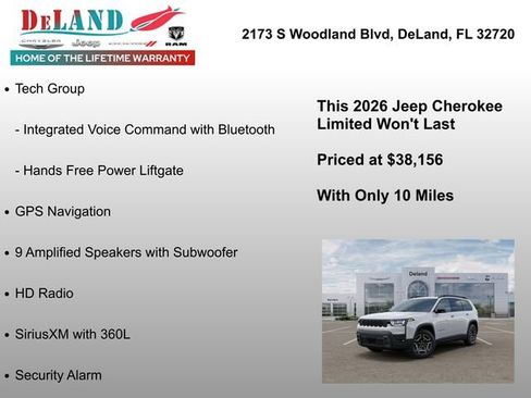 New 2026 Jeep Cherokee Limited AWD/4WD image 31