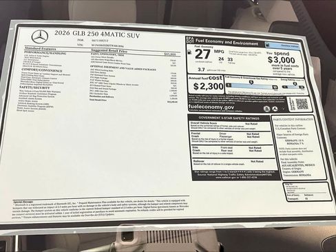 New 2026 Mercedes-Benz GLB 250 4MATIC image 18