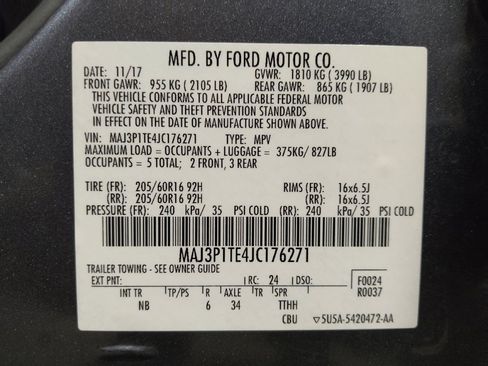 Used 2018 Ford EcoSport SE w/ SE Convenience Package image 33