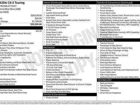 Used 2020 MAZDA CX-5 Touring image 29