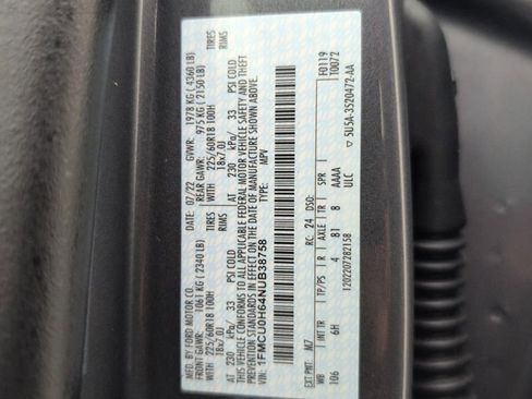 Certified 2022 Ford Escape SEL image 47