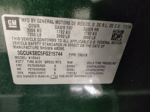 Used 2015 Chevrolet Silverado 1500 LTZ AWD/4WD image 33