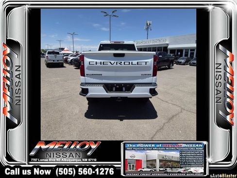 Used 2025 Chevrolet Silverado 1500 Custom w/ Turbomax Blackout Package AWD/4WD image 14
