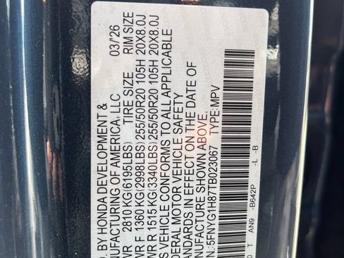 Used 2026 Honda Pilot Elite image 11