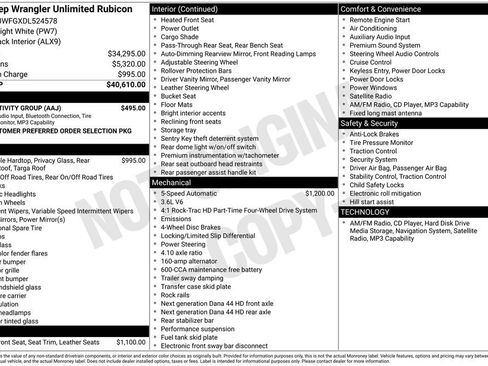 Used 2013 Jeep Wrangler Unlimited Rubicon w/ Connectivity Group AWD/4WD image 9