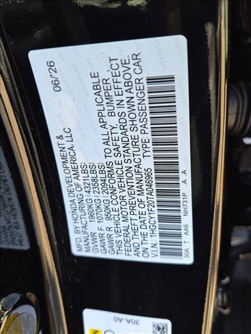 New 2026 Honda Accord LX image 18