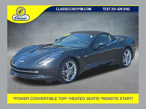 Used 2017 Chevrolet Corvette Stingray Convertible w/ 3LT Preferred Equipment Group RWD image 1
