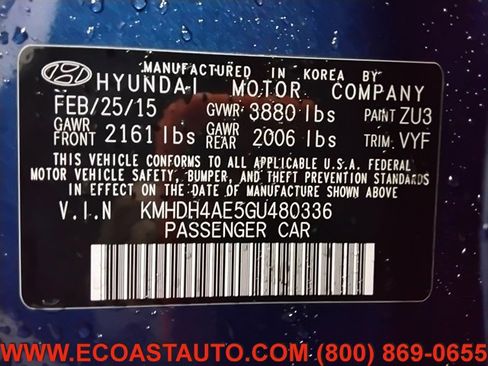 Used 2016 Hyundai Elantra SE w/ Option Group 02 image 20