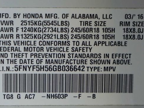 Used 2016 Honda Pilot EX-L image 30