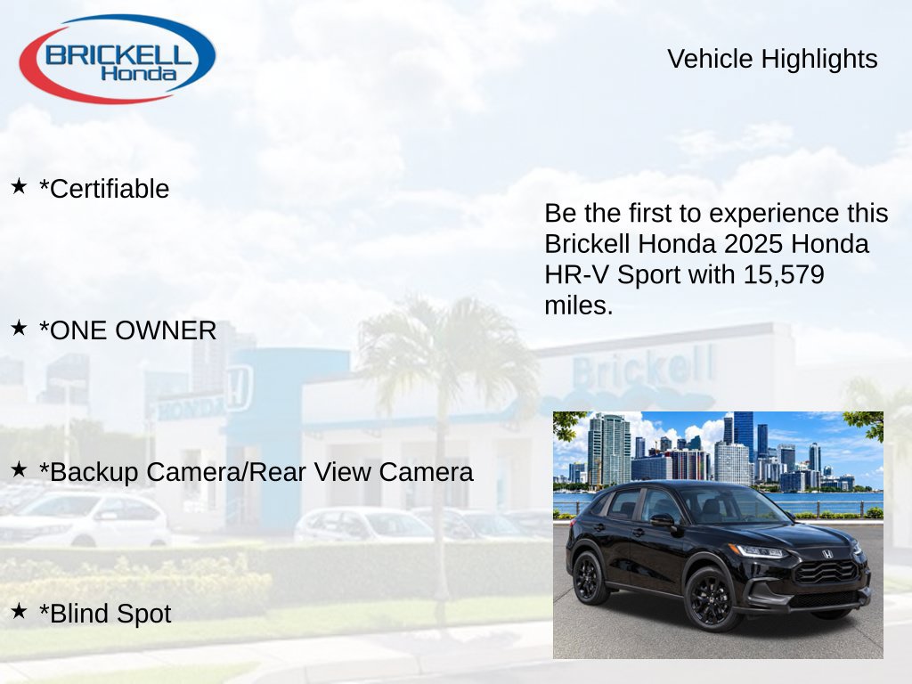 Used 2025 Honda HR-V Sport image 8