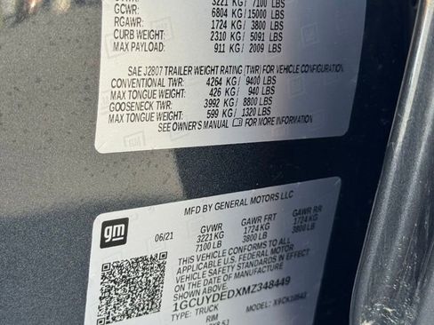 Used 2021 Chevrolet Silverado 1500 LT AWD/4WD image 33