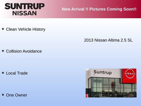 Used 2013 Nissan Altima 2.5 SL FWD image 2