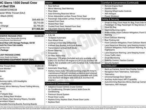 New 2026 GMC Sierra 1500 Denali w/ Denali Reserve Package AWD/4WD image 45