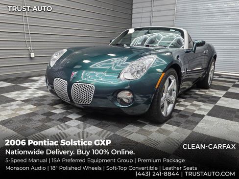 Used 2006 Pontiac Solstice Convertible w/ Premium Package RWD image 1