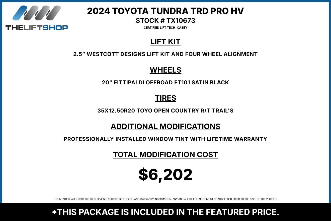 Used 2024 Toyota Tundra TRD Pro AWD/4WD image 2