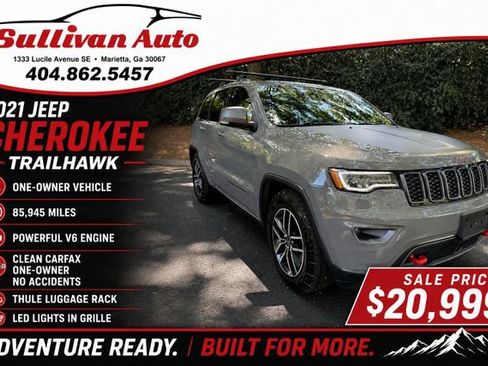Used 2021 Jeep Grand Cherokee Trailhawk w/ Trailhawk Luxury Group AWD/4WD image 1