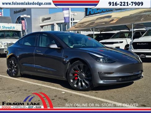 Used 2023 Tesla Model 3 Performance AWD/4WD image 1