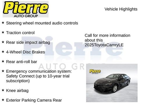 Used 2025 Toyota Camry LE FWD image 14