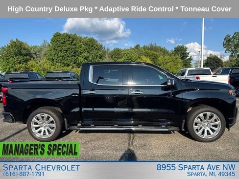Used 2022 Chevrolet Silverado 1500 High Country w/ LPO, Dark Essentials Package AWD/4WD image 2