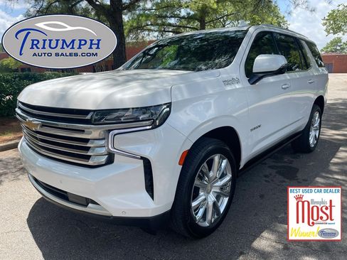 Used 2021 Chevrolet Tahoe High Country w/ Premium Package RWD image 1