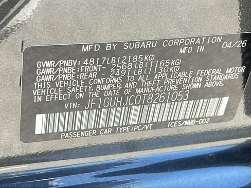 New 2026 Subaru Impreza RS AWD/4WD image 30