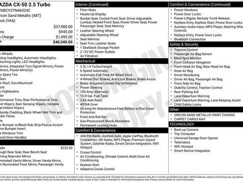 New 2026 MAZDA CX-50 AWD 2.5 S image 4