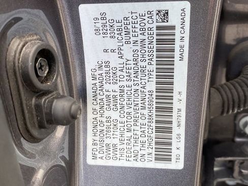 Certified 2019 Honda Civic Sport image 20