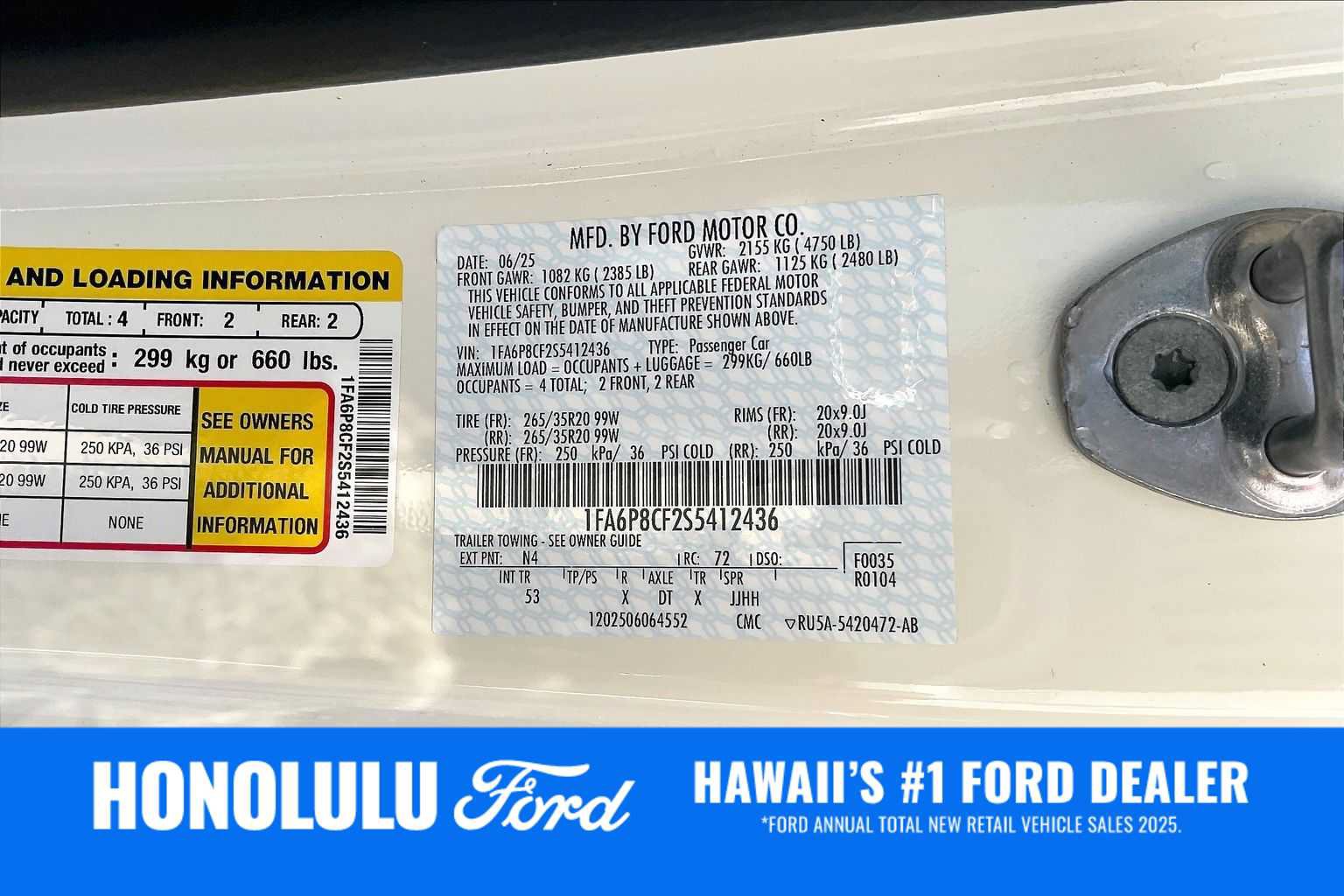 Used 2025 Ford Mustang GT Premium w/ 60th Anniversary Package RWD image 19